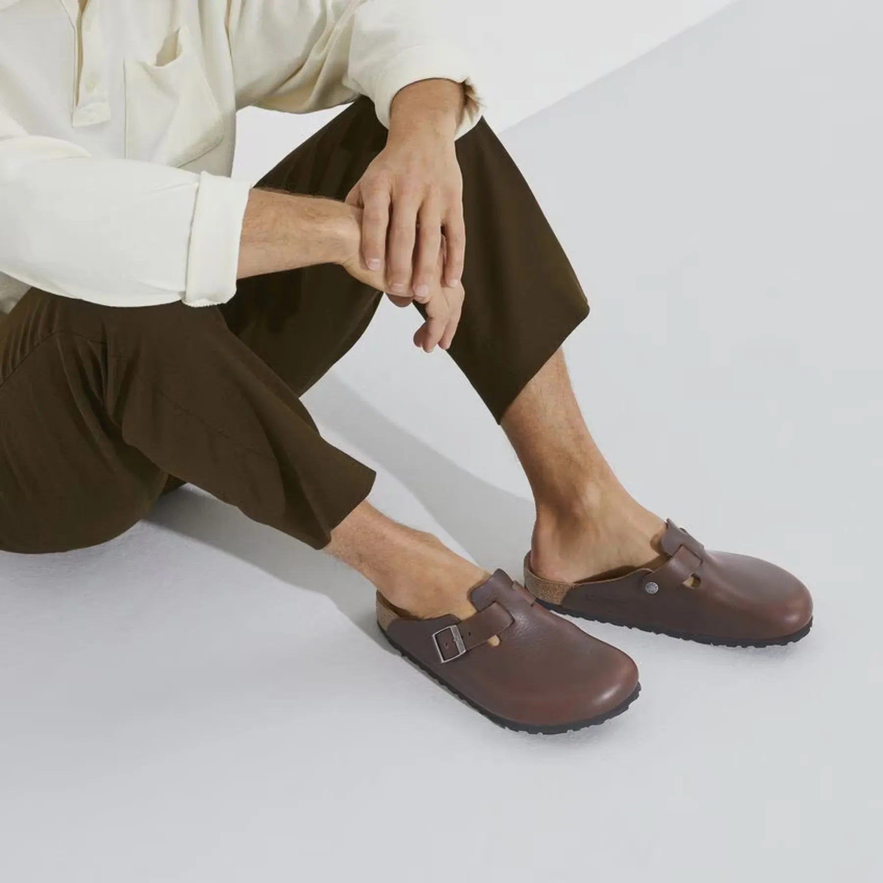 BIRKENSTOCK Boston Grip Leather Clog