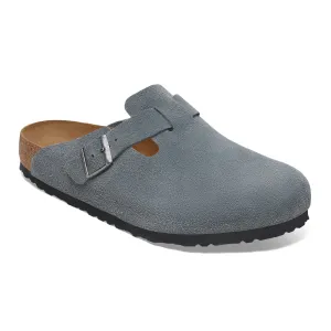 Birkenstock Boston Soft Footbed basalt gray suede
