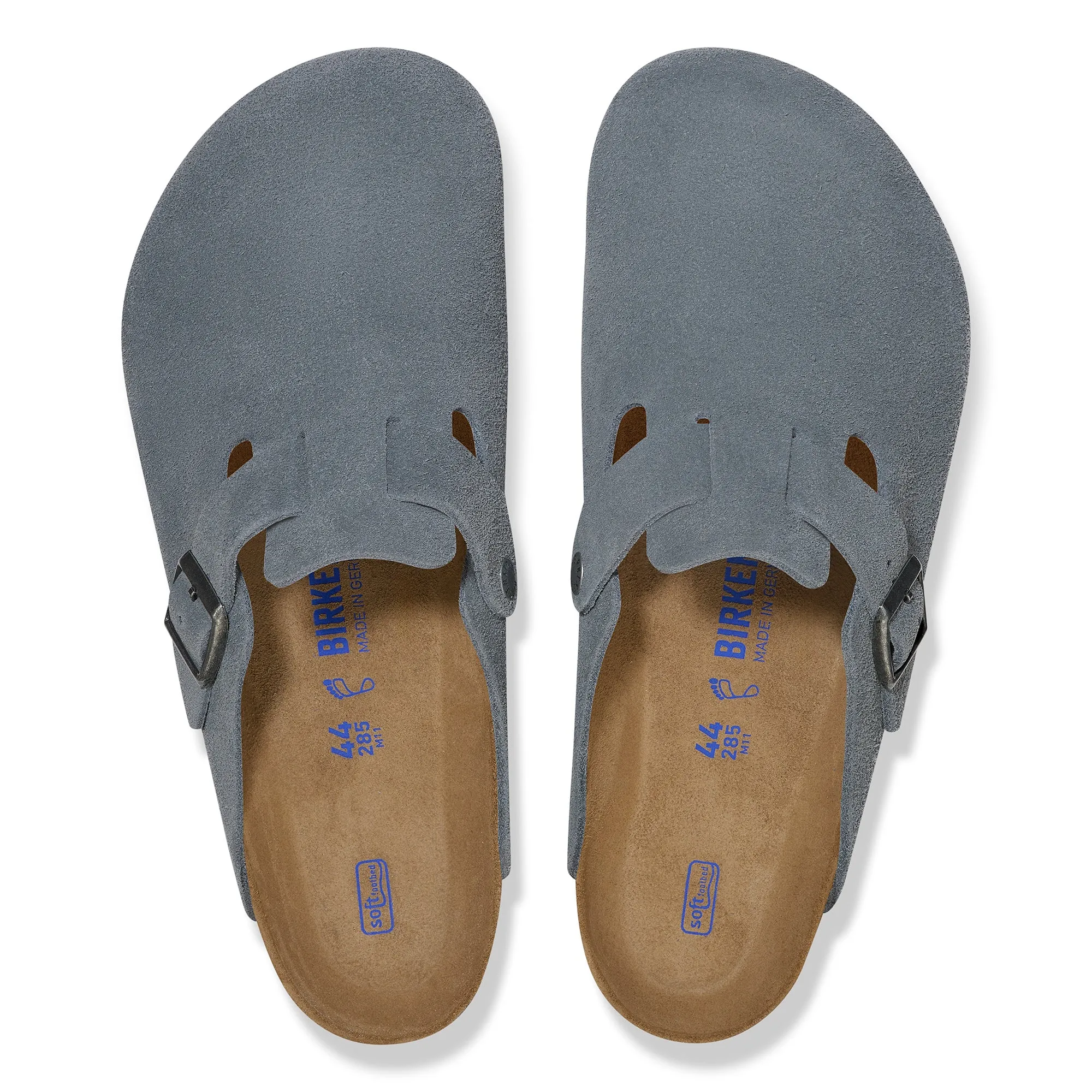 Birkenstock Boston Soft Footbed basalt gray suede