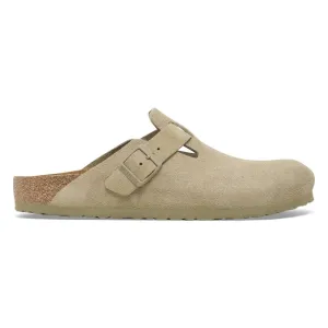 Birkenstock - Boston Suede - 1025788 - Faded Khaki - Sandals