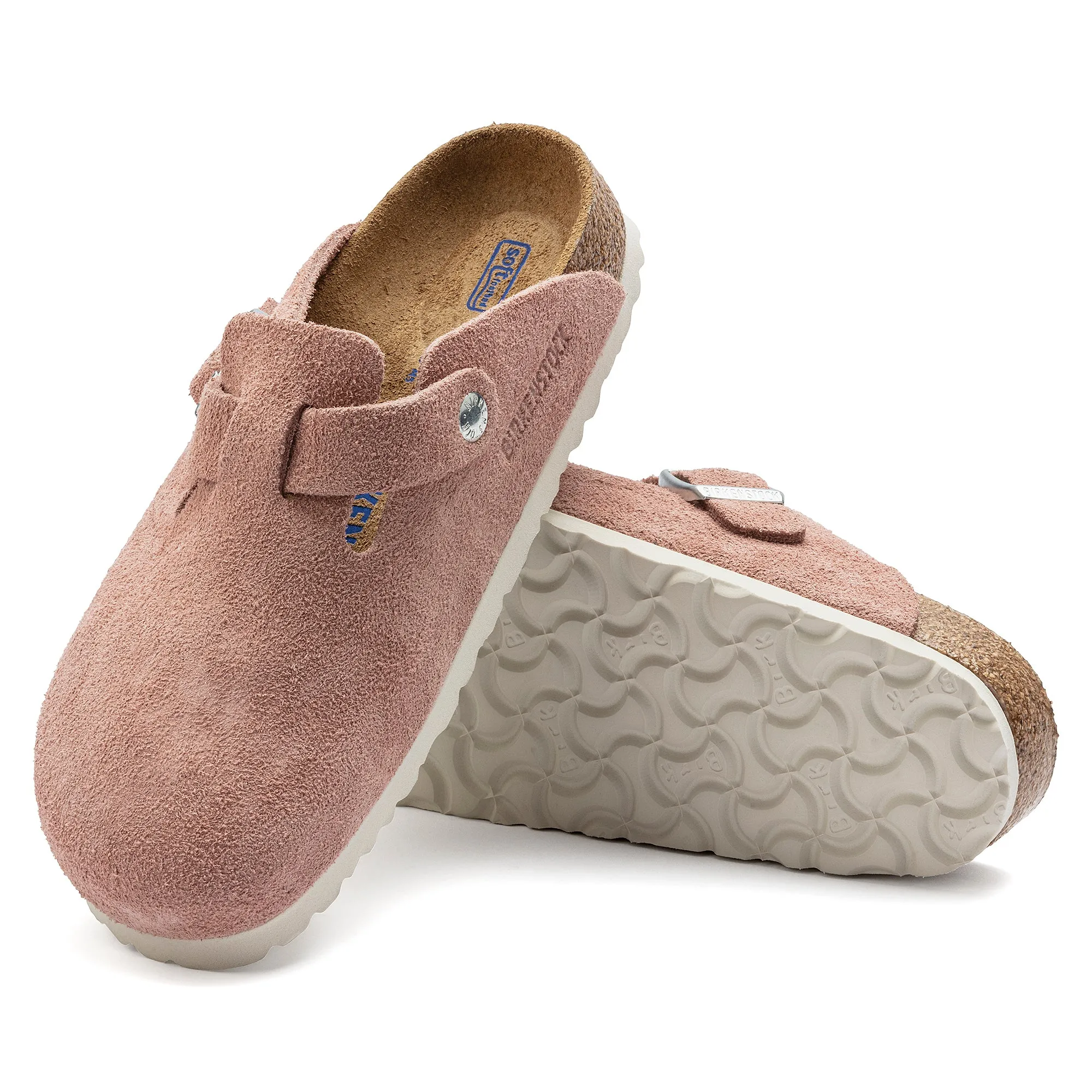 Birkenstock Boston Suede Soft Footbed