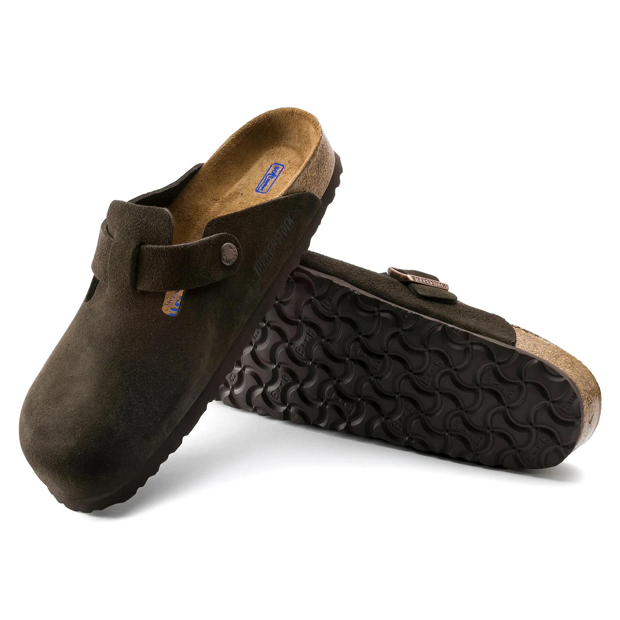 Birkenstock Boston Suede Soft Footbed