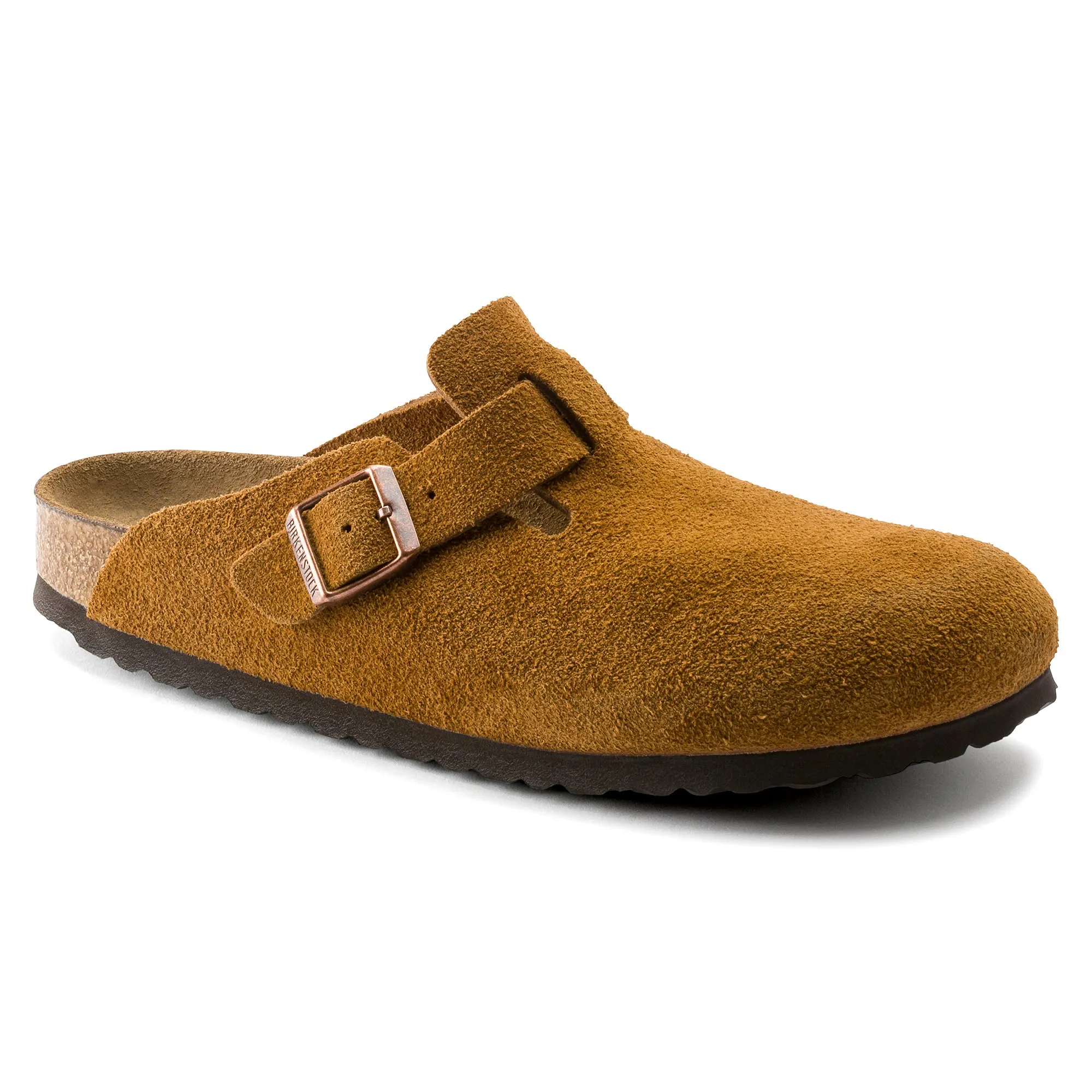 Birkenstock Boston Suede Soft Footbed