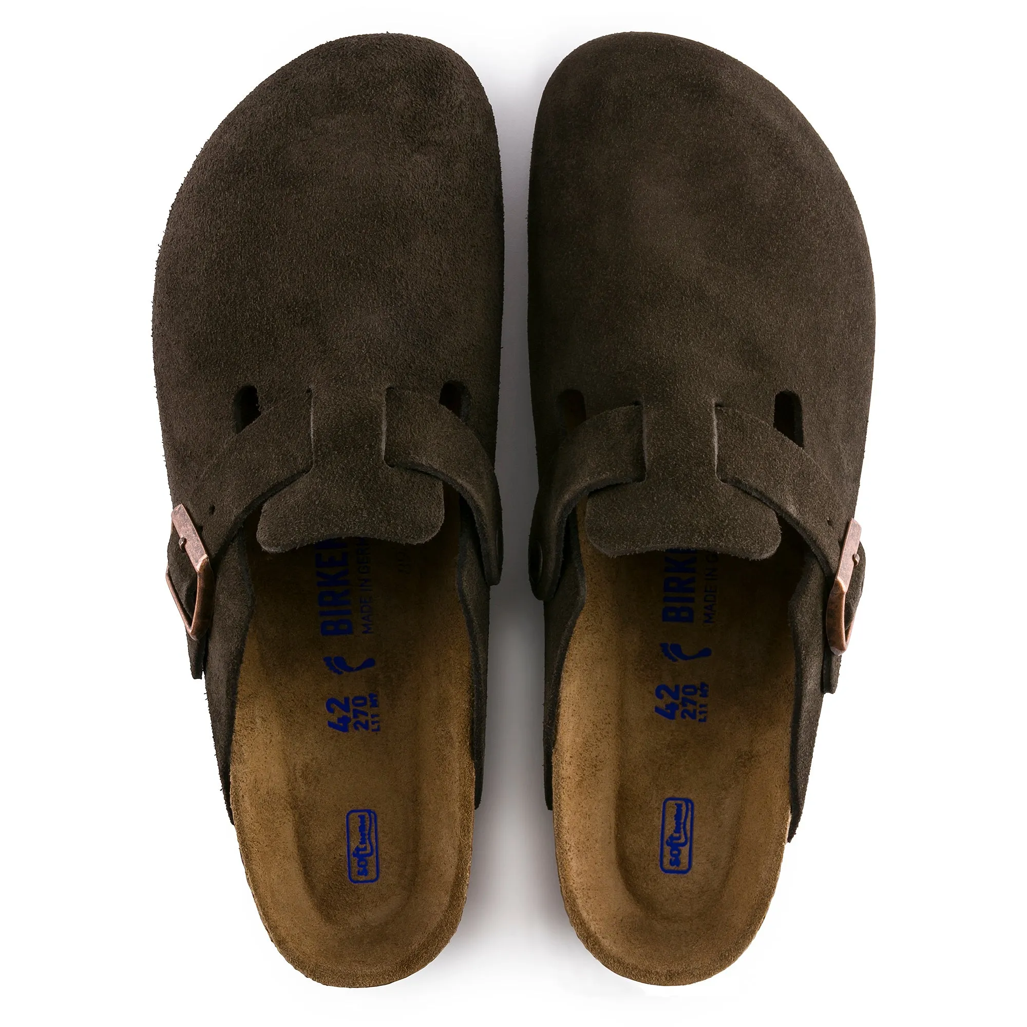 Birkenstock Boston Suede Soft Footbed