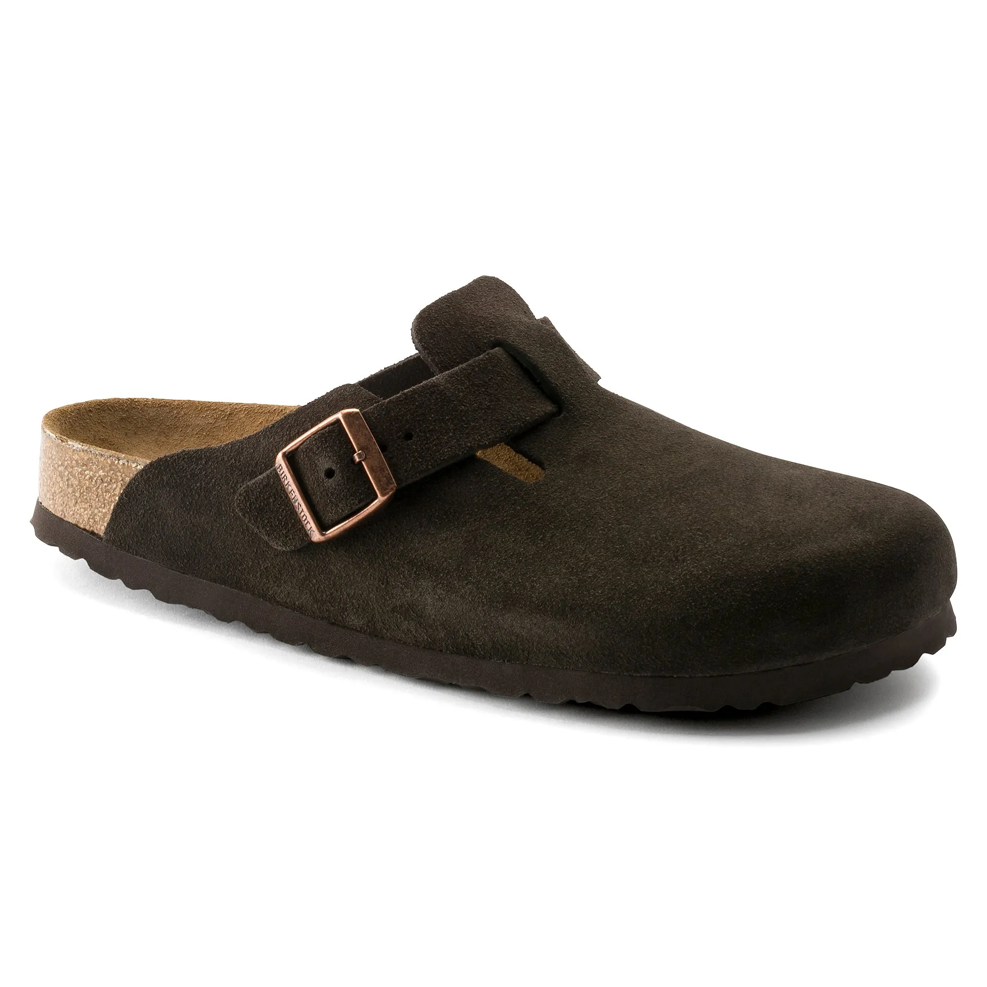 Birkenstock Boston Suede Soft Footbed