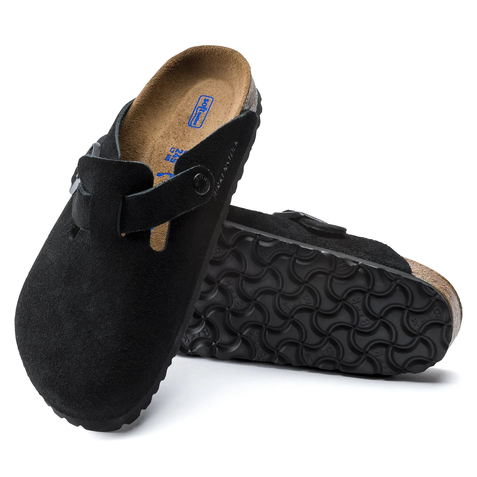 Birkenstock Boston Suede Soft Footbed