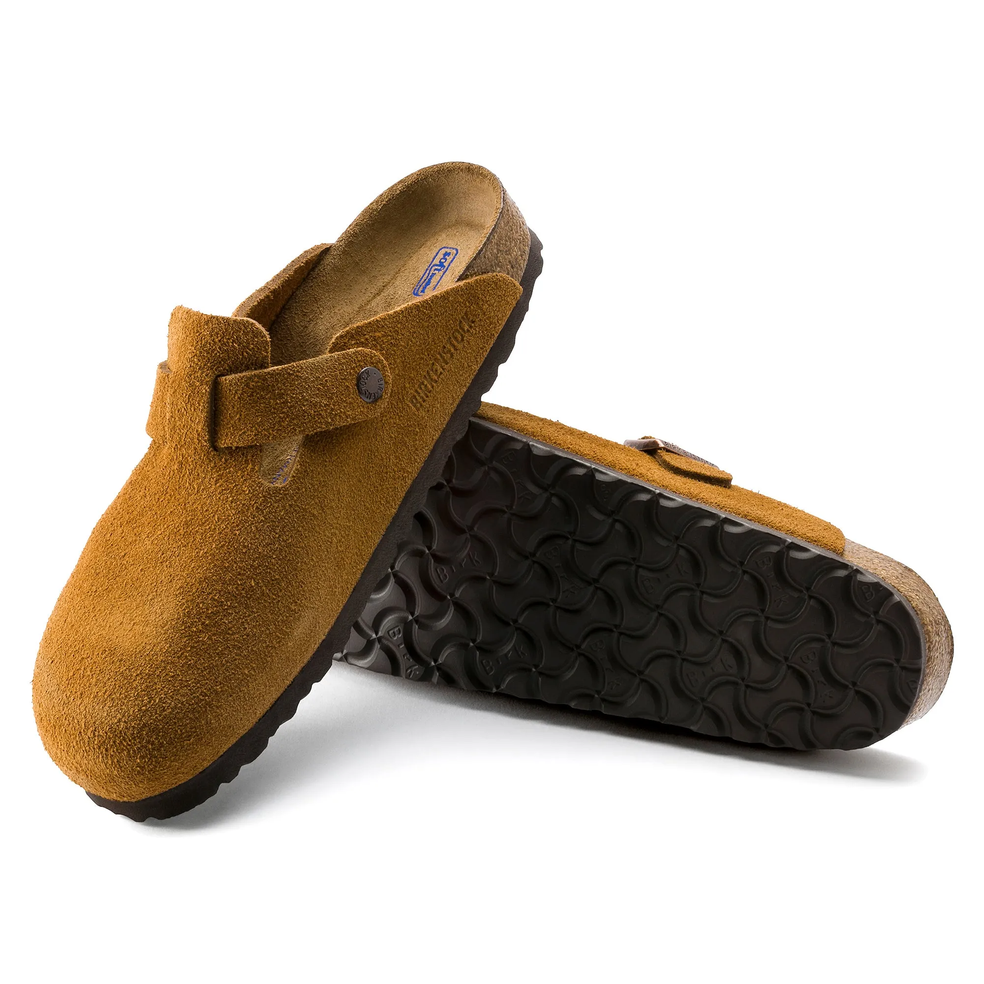 Birkenstock Boston Suede Soft Footbed