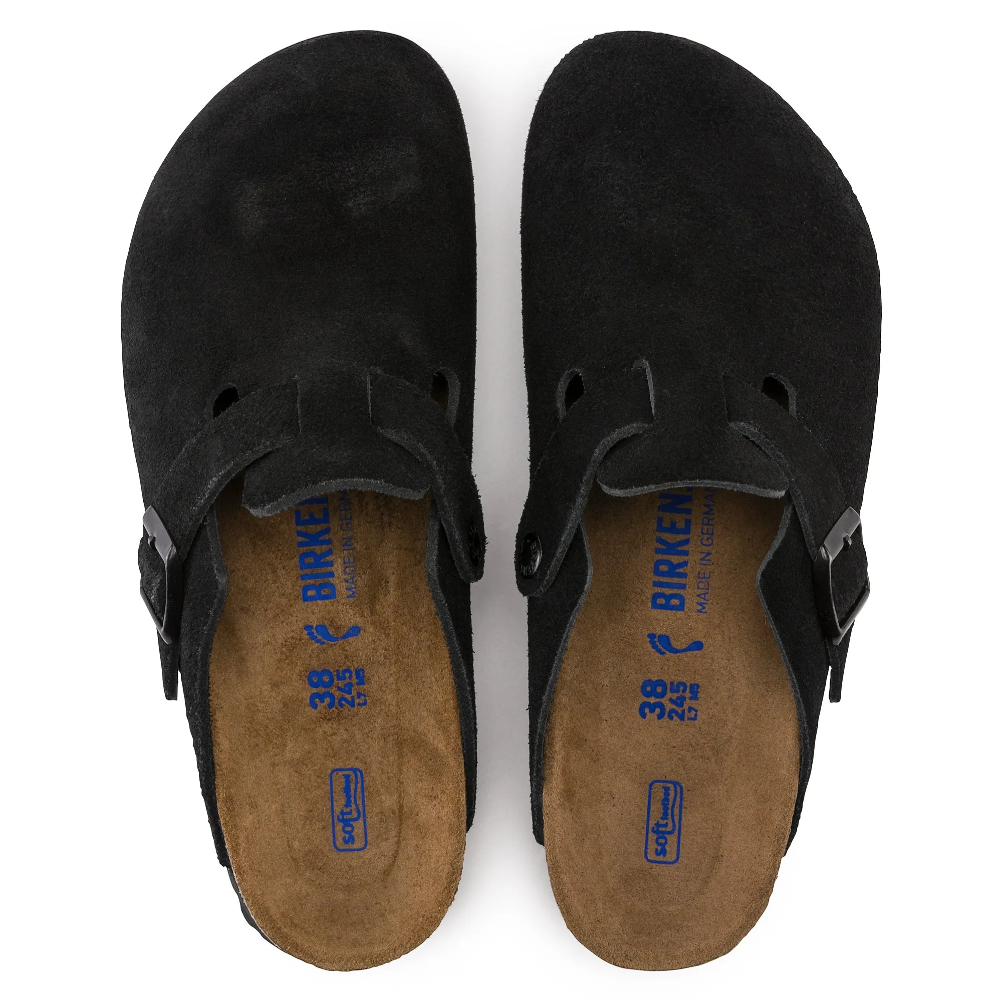 Birkenstock Boston Suede Soft Footbed