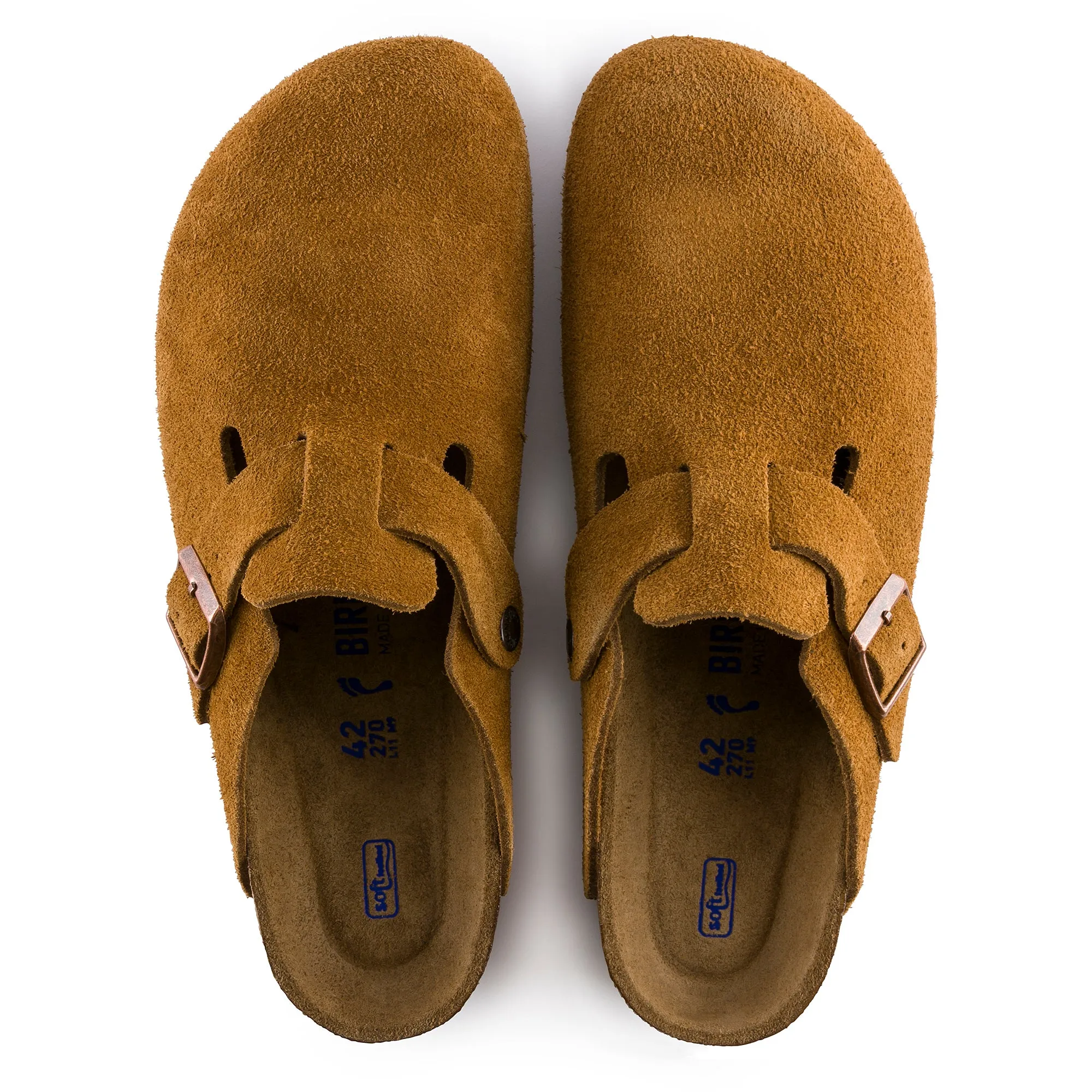 Birkenstock Boston Suede Soft Footbed