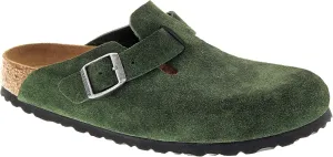 Birkenstock Women's Boston Soft Footbed Clog, Mountain View Suede