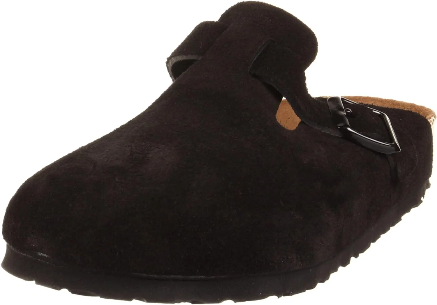 Birkenstock Women's Boston Soft Footbed Clogs, Black, 10 Medium US
