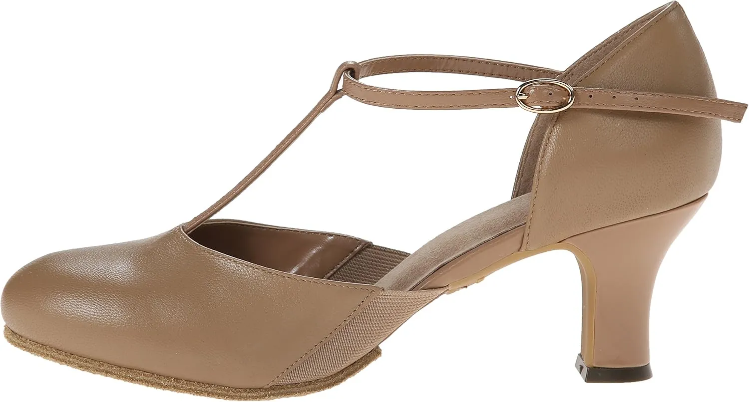 BLOCH Women's Cushioned Insole Suede Forefoot Outsole, Short Shank with an Elastic Panel, Superior Fit