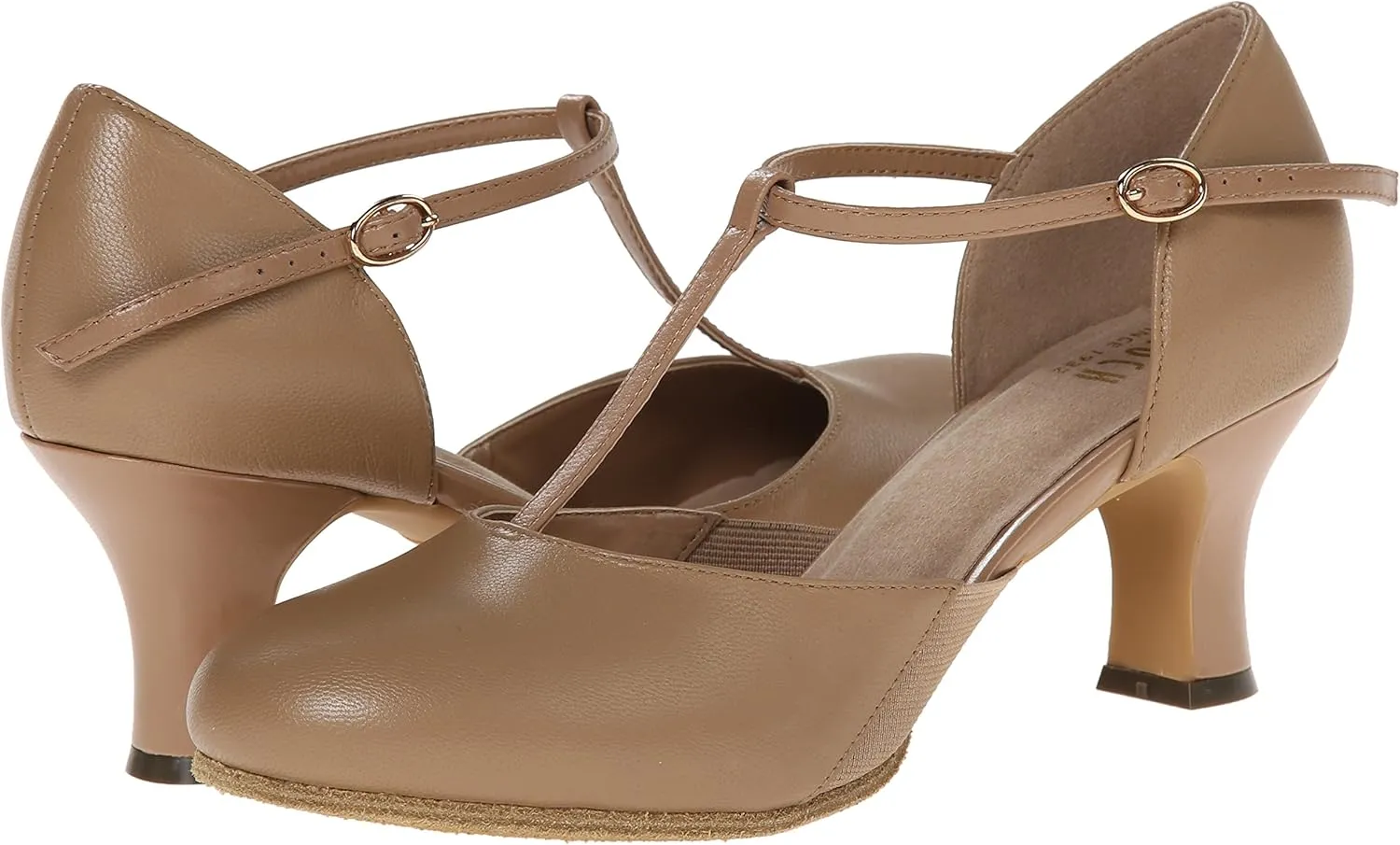 BLOCH Women's Cushioned Insole Suede Forefoot Outsole, Short Shank with an Elastic Panel, Superior Fit