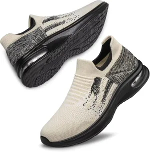 BNR Mens Flat Shoes Barefoot Sock Sneakers Casual Lightweight Comfortable Air Cushion Support