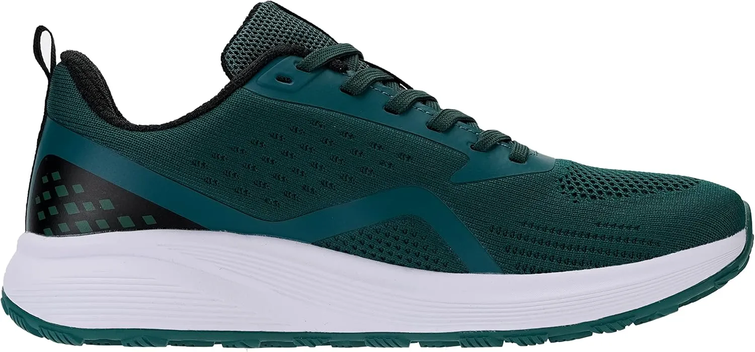 BRONAX Men's Wide Cushioned Supportive Road Running Shoes | Wide Toe Box | Rubber Outsole
