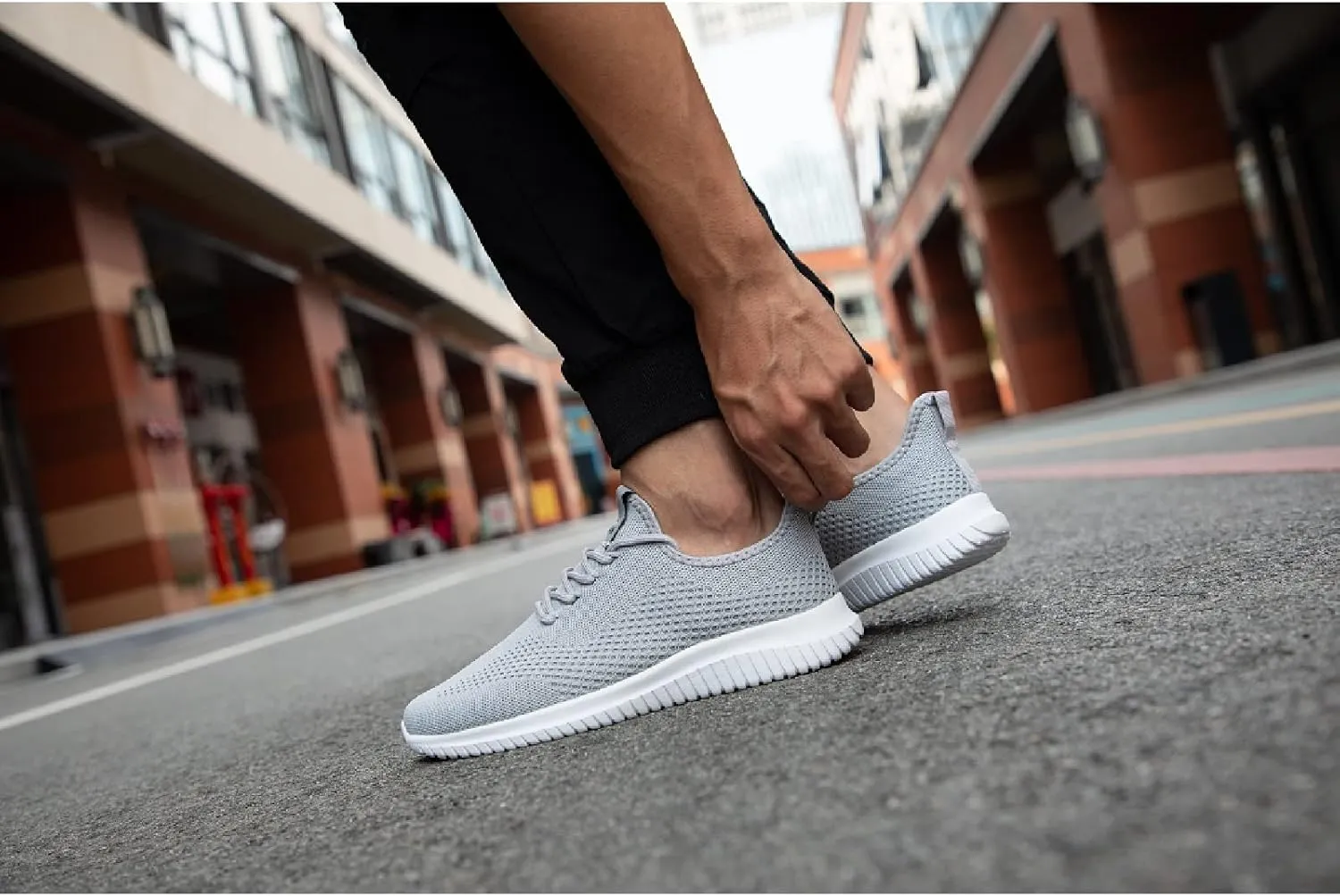 BXYJDJ Men's Running Shoes Walking Trainers Sneaker Athletic Gym Fitness Sport Shoes Lightweight Casual Working Jogging Outdoor Shoe