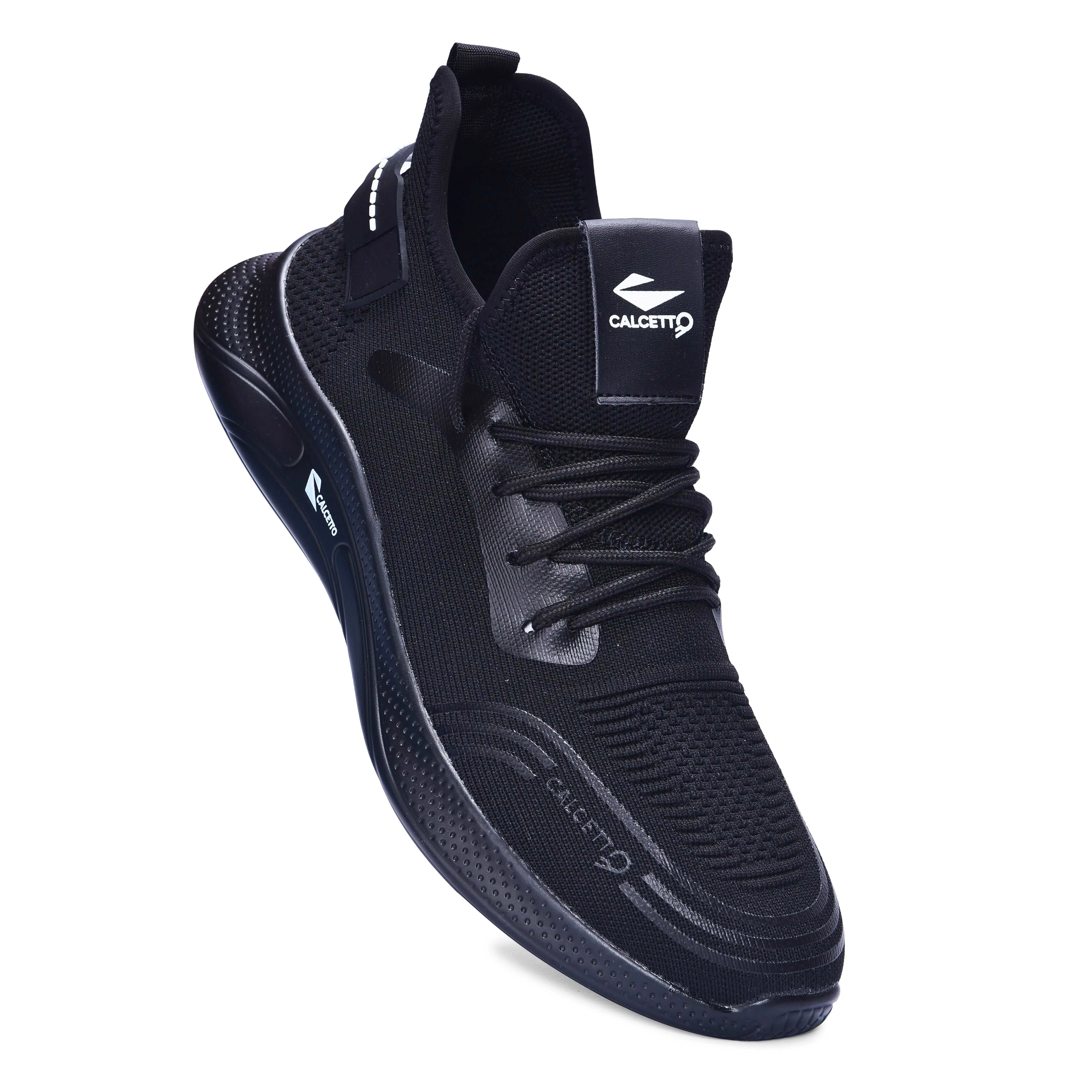Calcetto Lightweight Casual Men's Running Sports Shoes CLT-0982 Black