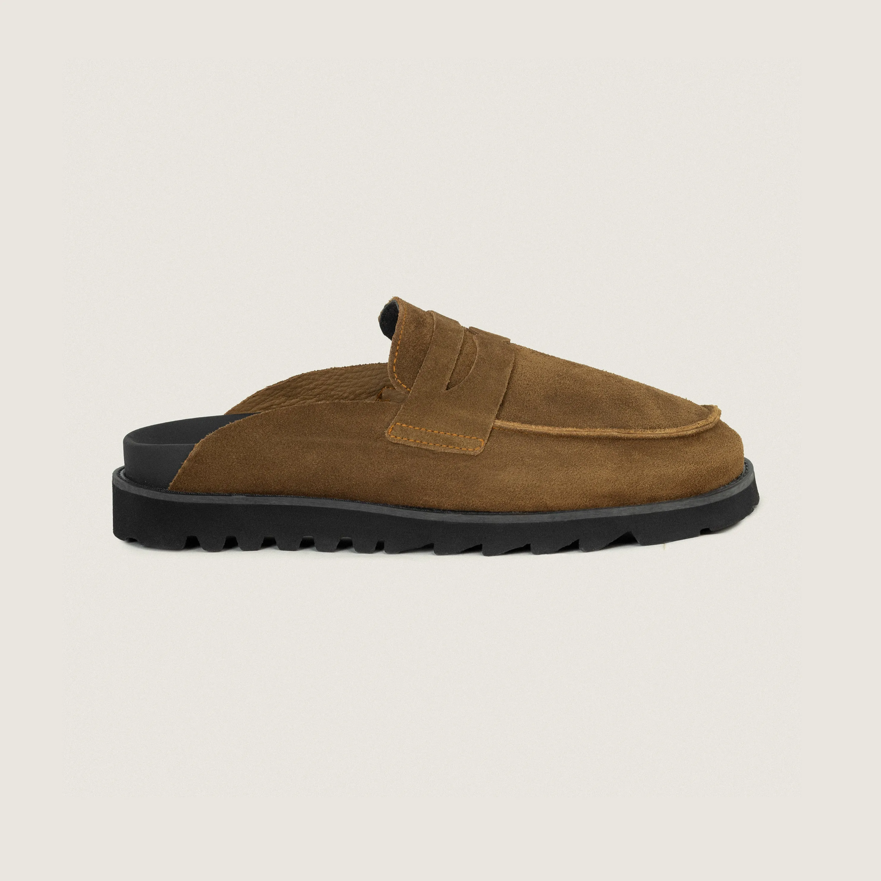 Camel Chunky Clog