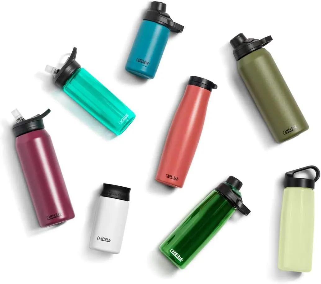 CamelBak eddy  Water Bottle with Straw 32oz - Insulated Stainless Steel, Larkspur