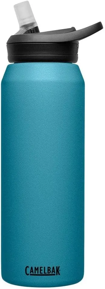 CamelBak eddy  Water Bottle with Straw 32oz - Insulated Stainless Steel, Larkspur