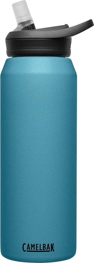 CamelBak eddy  Water Bottle with Straw 32oz - Insulated Stainless Steel, Larkspur