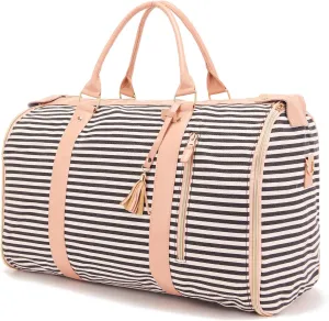Carry on Garment Bag for Travel Convertible Garment Duffle Bags for Men Women with Shoe Compartment - 2 in 1 Hanging Travel Suitcase Suit