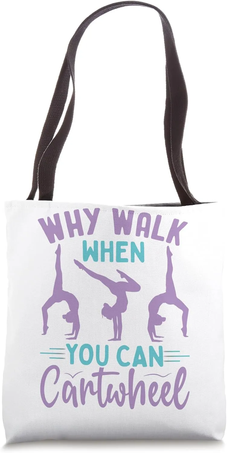 Cartwheel Enthusiast: Flip Over the Mundane Tote Bag