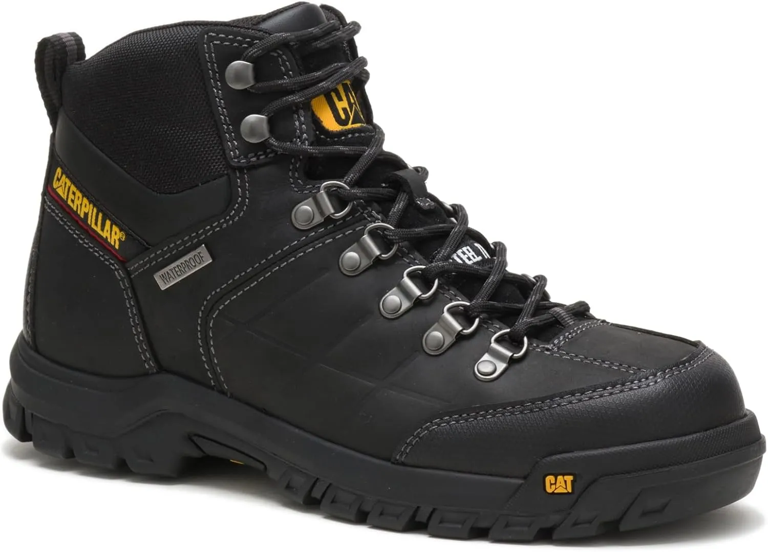 CAT Men’s Threshold Waterproof Steel Toe Work Boot