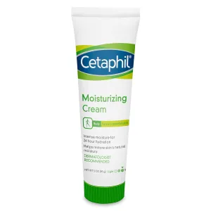 Cetaphil Fragrance Free Moisturizing Cream for Very Dry/Sensitive Skin, 3 Ounce (Pack of 3)