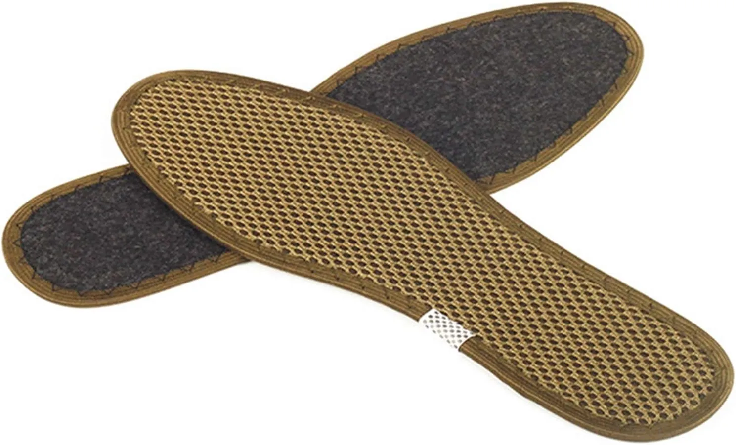 Charcoal Sports Insoles Pads for Shoes Sweat Deodorant Breathable Mesh Shoe Inserts Football Cushion(39)