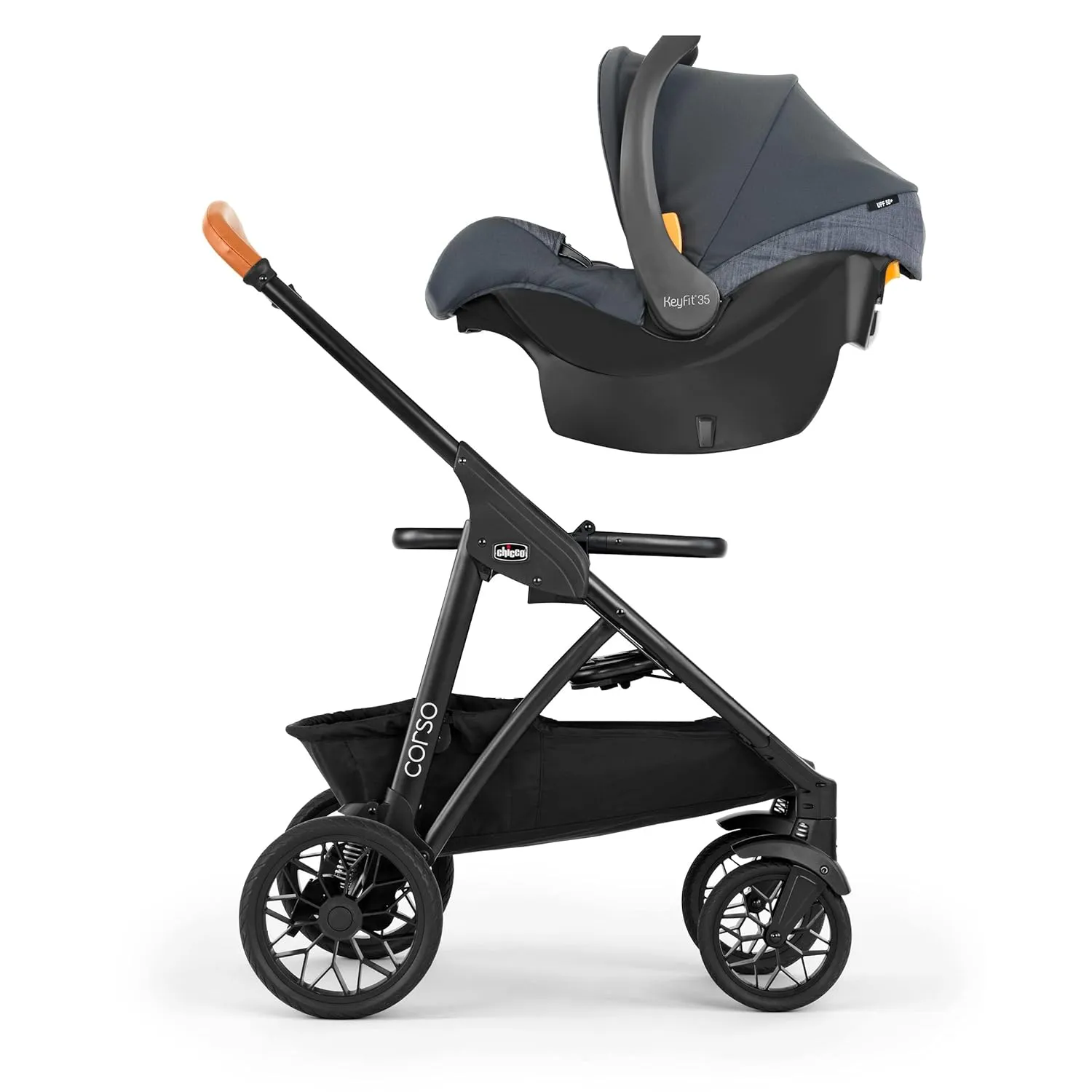 Chicco Corso LE Modular Quick-Fold Stroller - Studio | Black