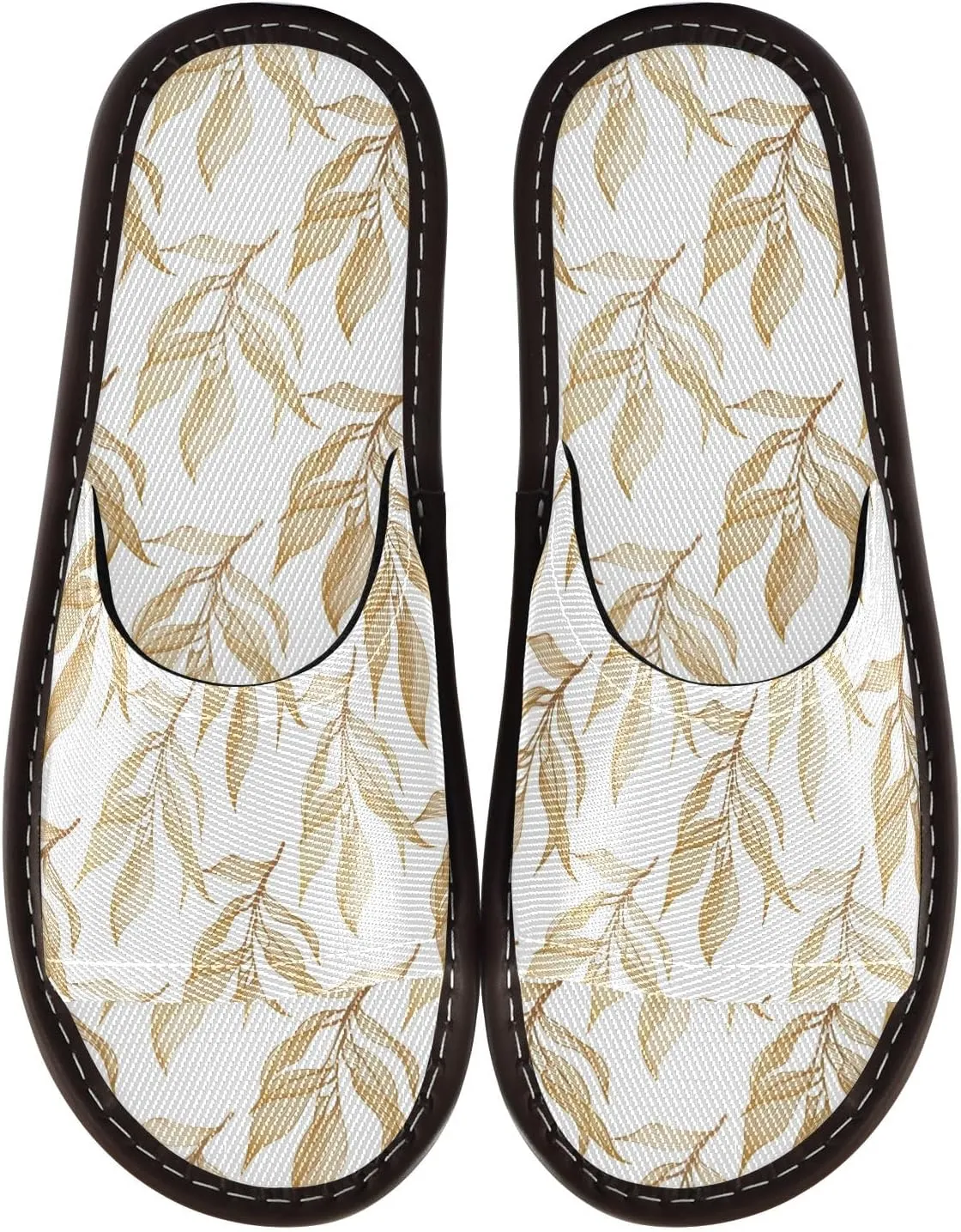 CHIFIGNO House Shoes Men's, Reusable Spa Shoes for Hospital and Home Size 4-5