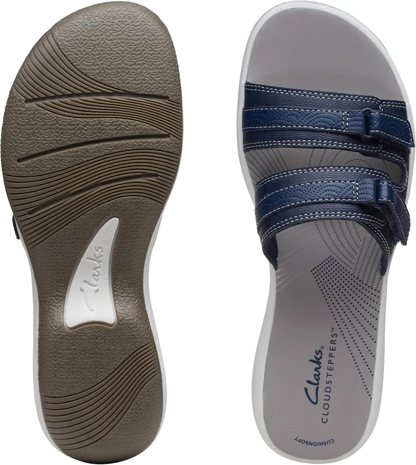 Clarks Women's Breeze Piper Slide Sandal