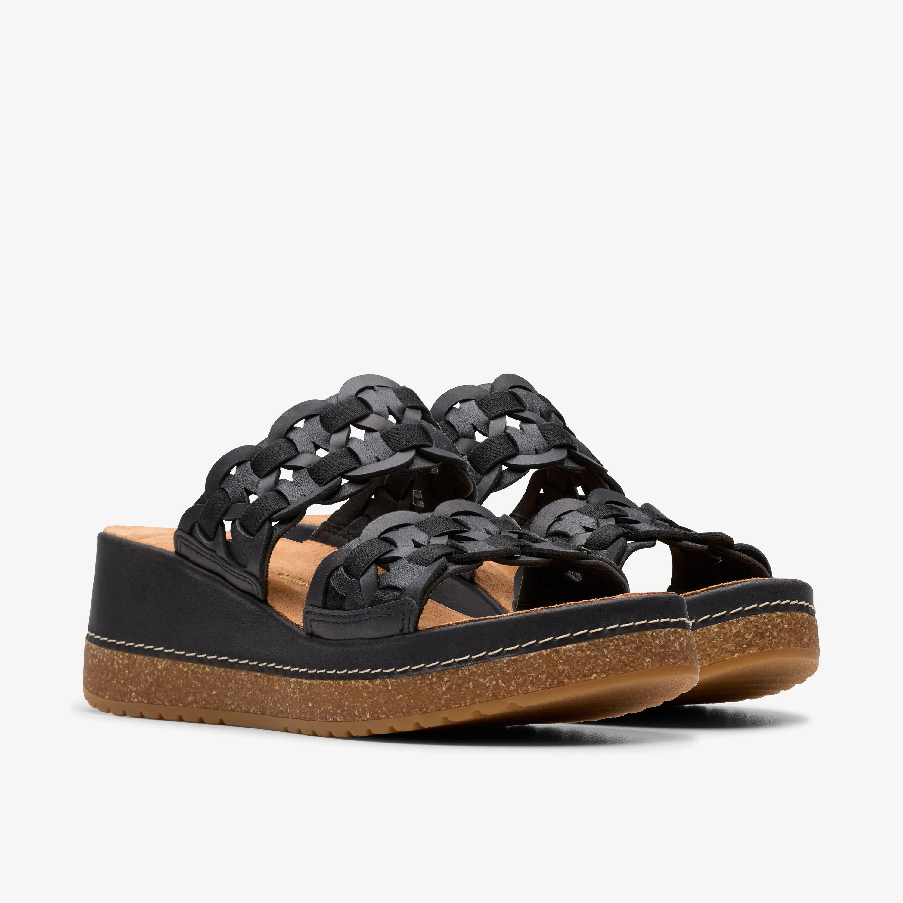 Clarks Women's Kassanda Mule Black Combi 26181436