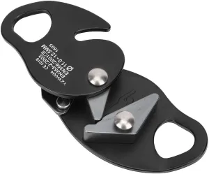 Climbing Rope Grab, Auto Lock Stop Descender Grab Fall Conservation Device, for Mountaineering Rock Climbing Aerial Work