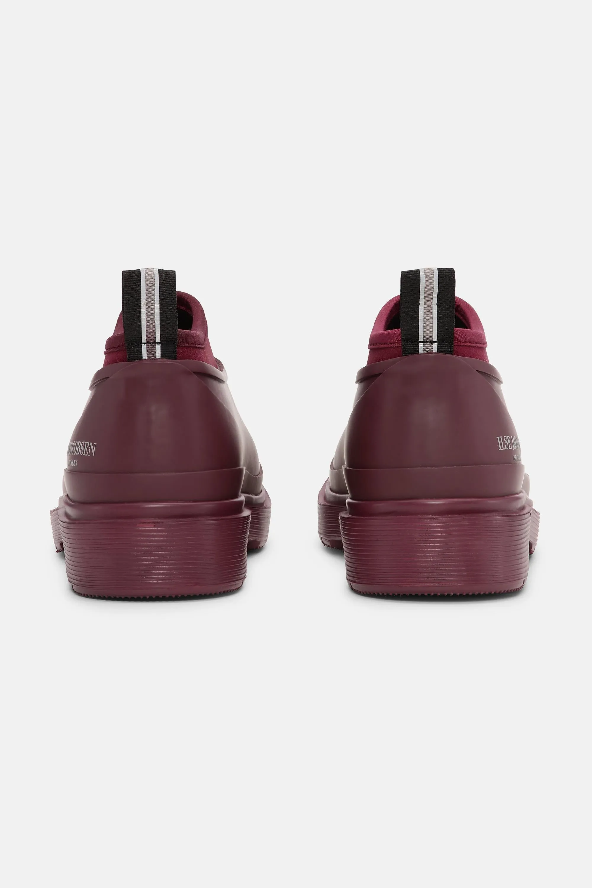 Clog Rainboots Soft-Top - Maroon Banner