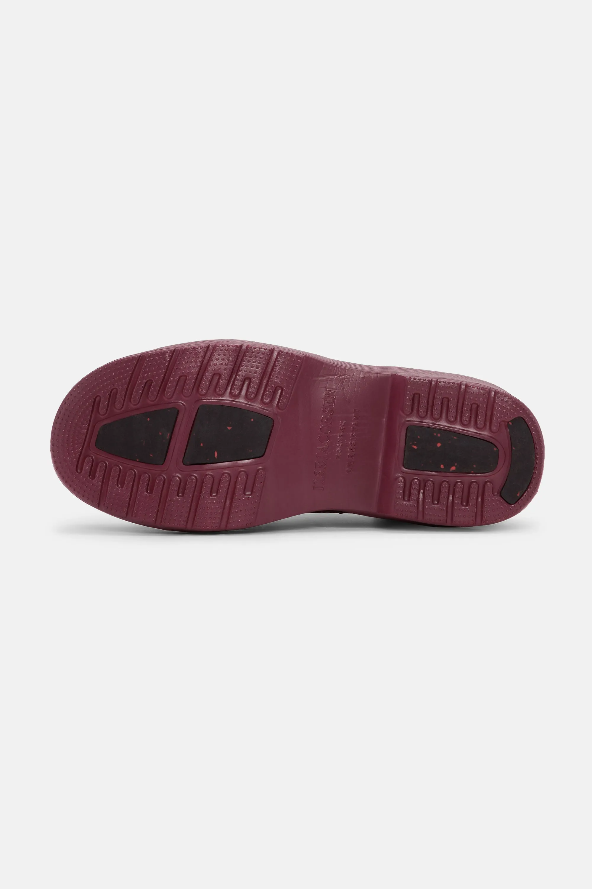 Clog Rainboots Soft-Top - Maroon Banner