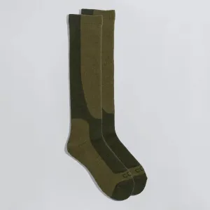 Coal Lightweight Snow Sock Olive/Sage