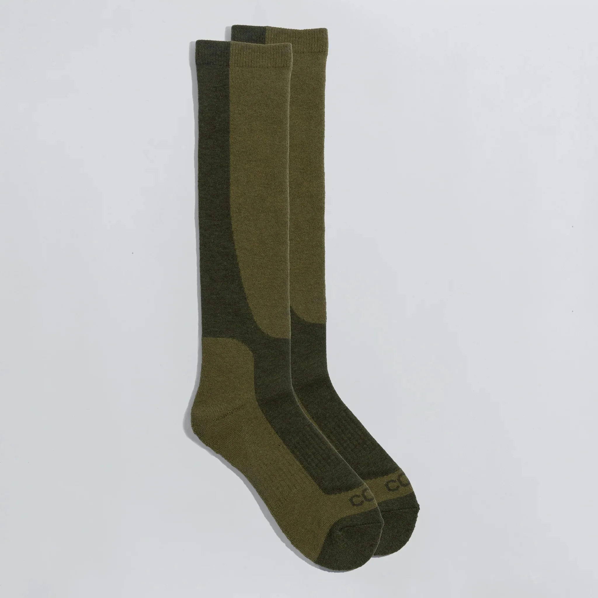 Coal Lightweight Snow Sock Olive/Sage