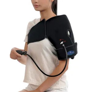Cold Pack Compression Wrap for Shoulder Pain - Ice Pack Therapy by Icy Wrap - Cryo-Cool Flexible Treatment for Injuries, Aches, Swelling, Sprains, Inflammation of Rotator Cuff