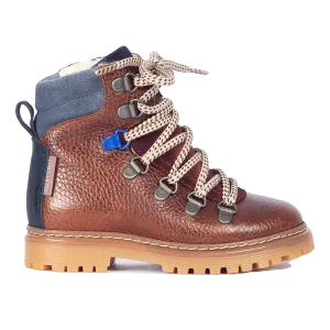 Colorblock TEX-boot with contrast eyelets
