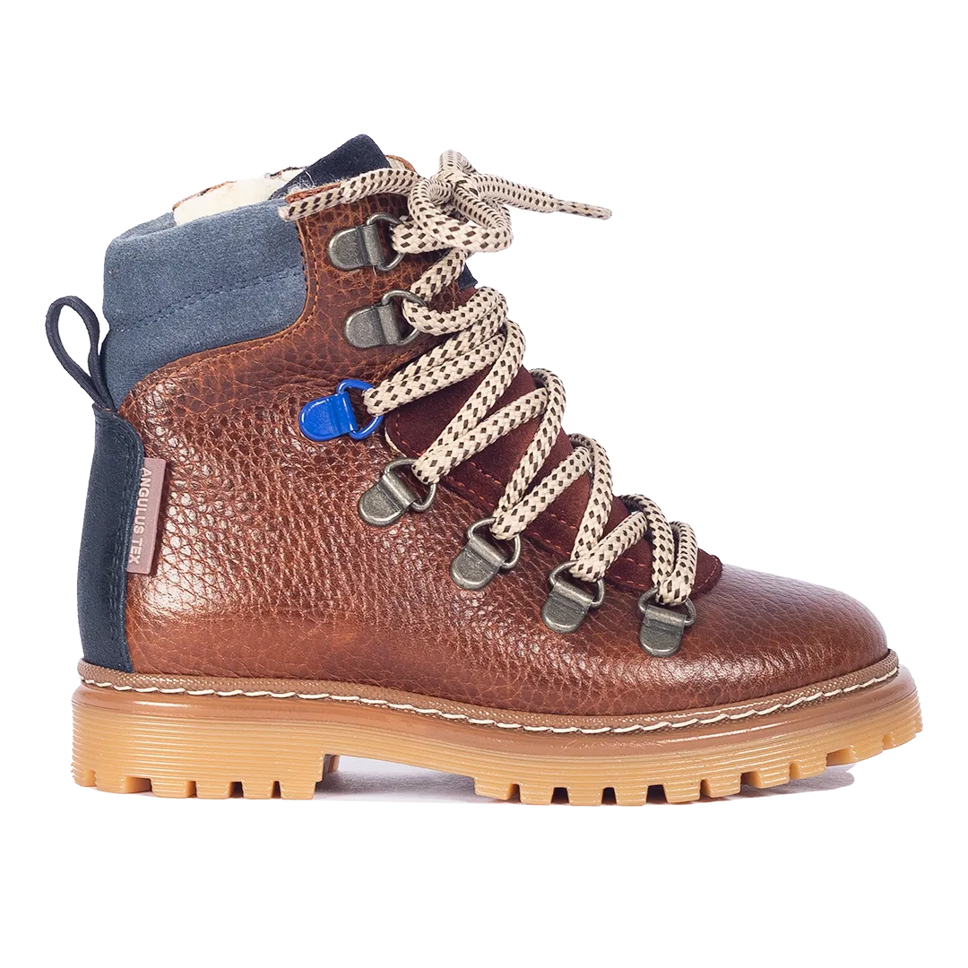 Colorblock TEX-boot with contrast eyelets