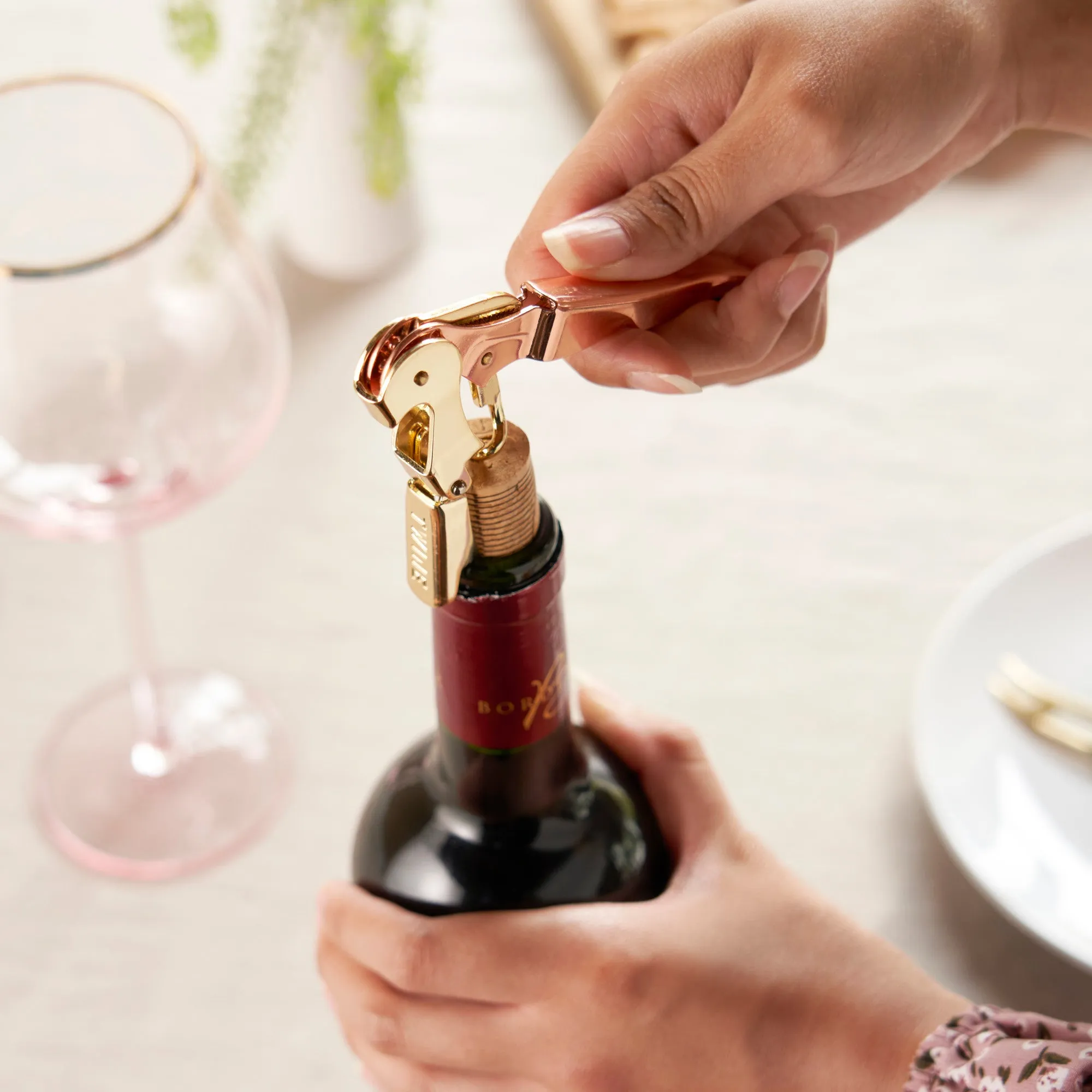 Copper and gold corkscrew by twine®