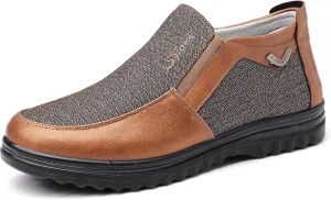 COSIDRAM Mens Casual Loafers Shoes Ankle High Lightweight Moccasins for Adult Male