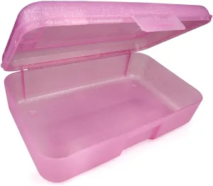 Craft County Solid Color Pencil Box – Store All Your Art Supplies in 1 Convenient Location – 12 Vibrant Colors to Choose From