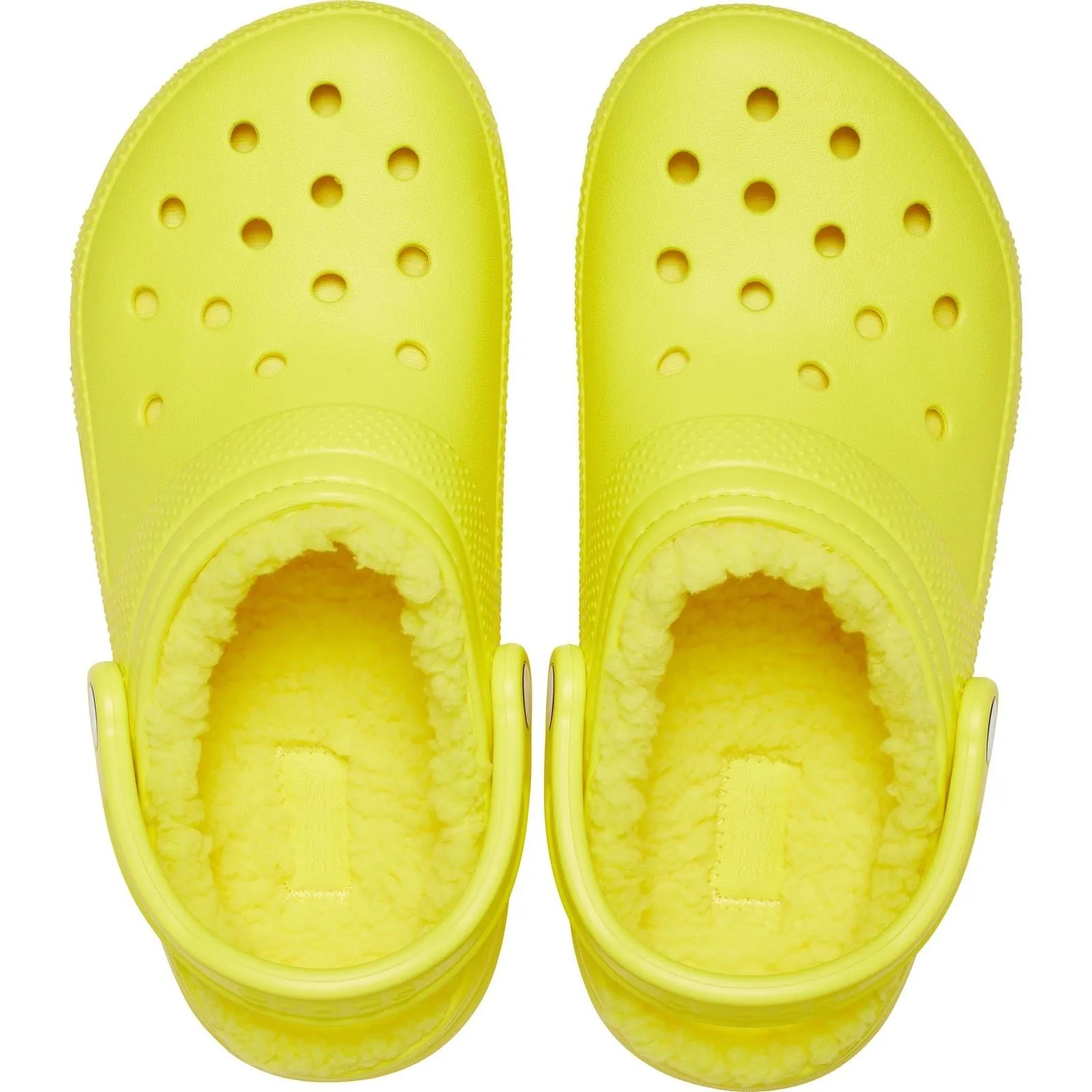 Crocs Men's Classic Lined Clog in Cyber Yellow
