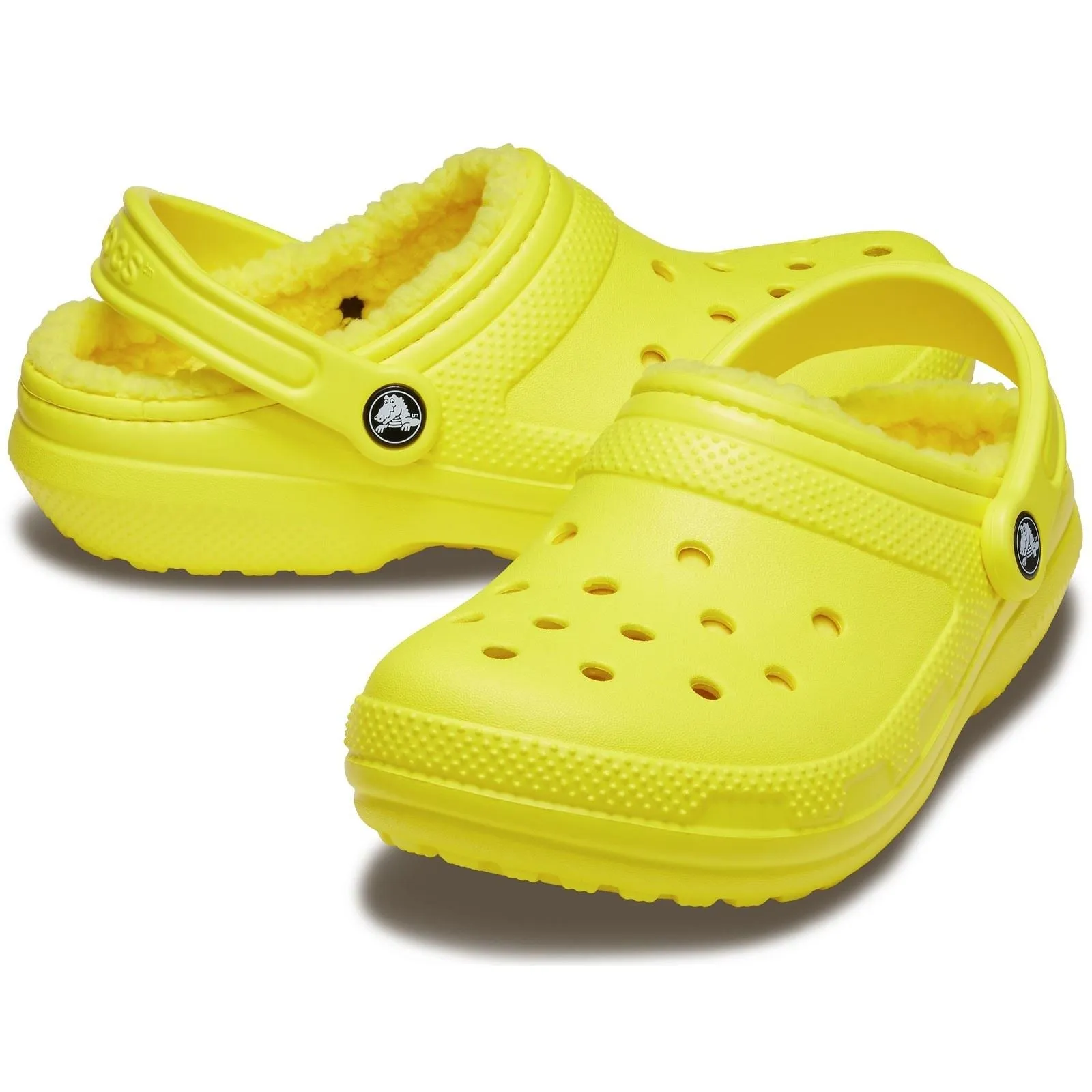 Crocs Men's Classic Lined Clog in Cyber Yellow