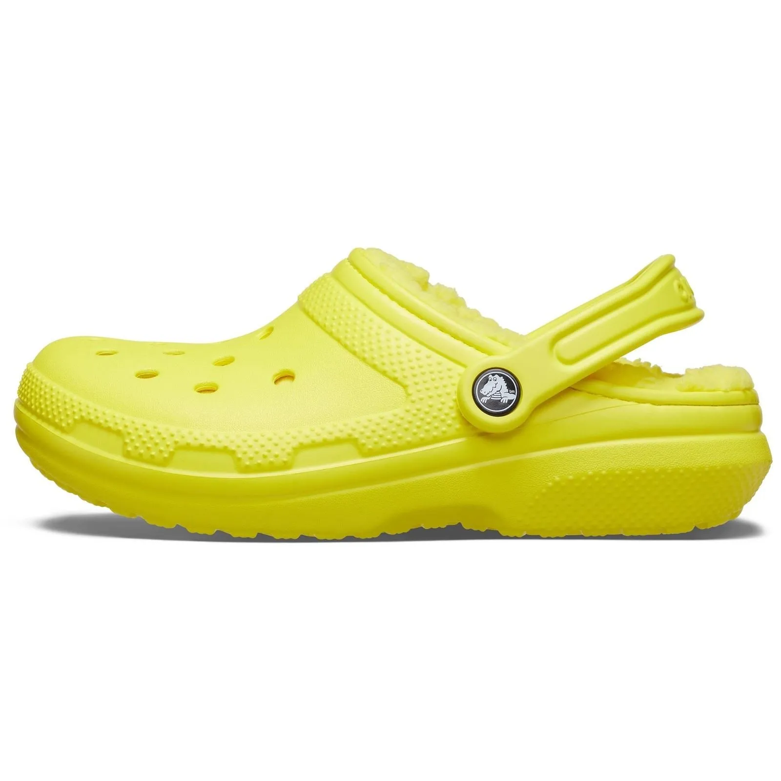 Crocs Men's Classic Lined Clog in Cyber Yellow