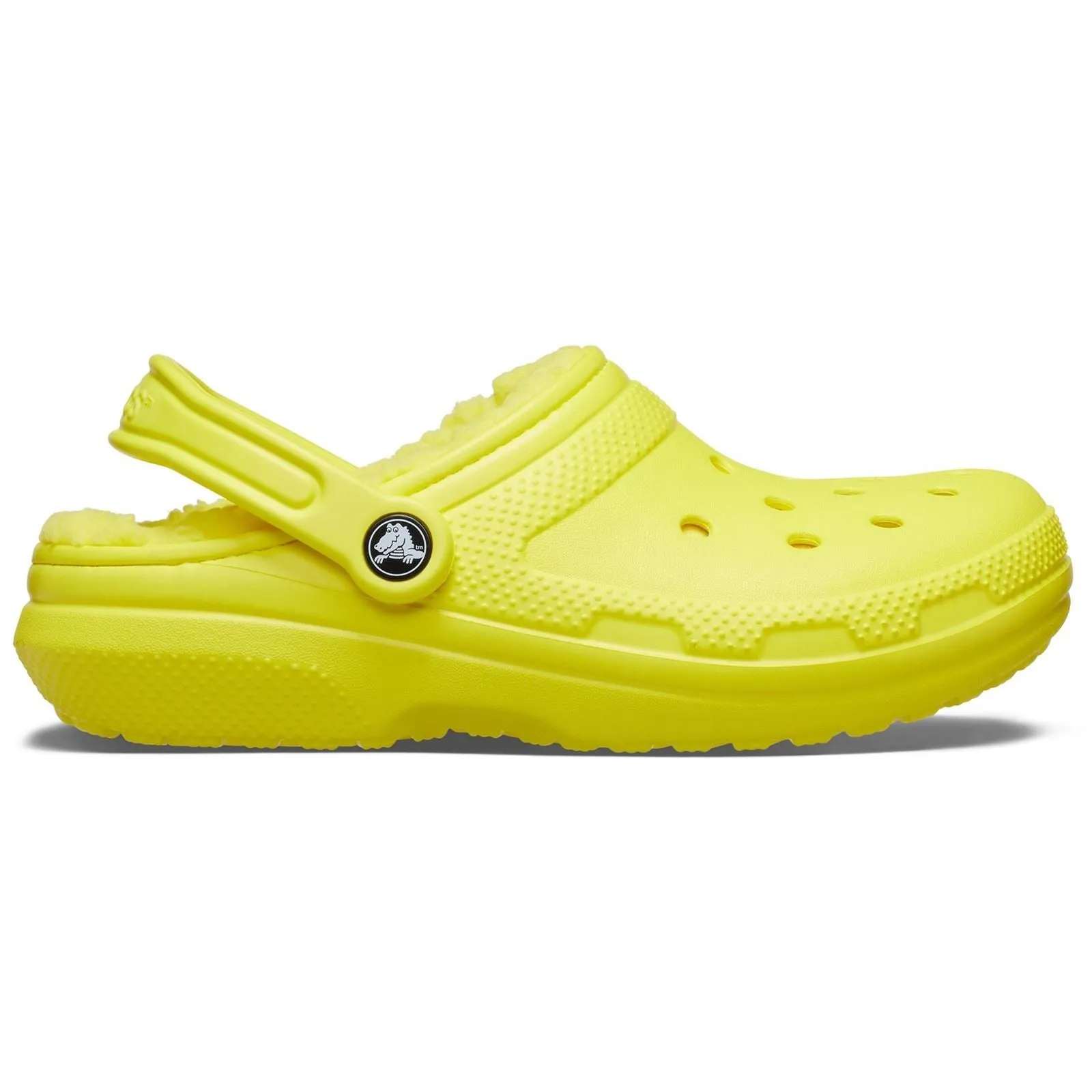 Crocs Men's Classic Lined Clog in Cyber Yellow