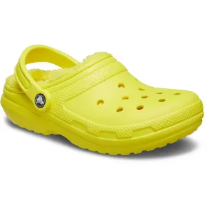 Crocs Men's Classic Lined Clog in Cyber Yellow